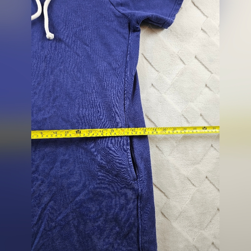 Pact Hoodie Sweatshirt Dress Womens Small blue organic cotton - Picture 8 of 11
